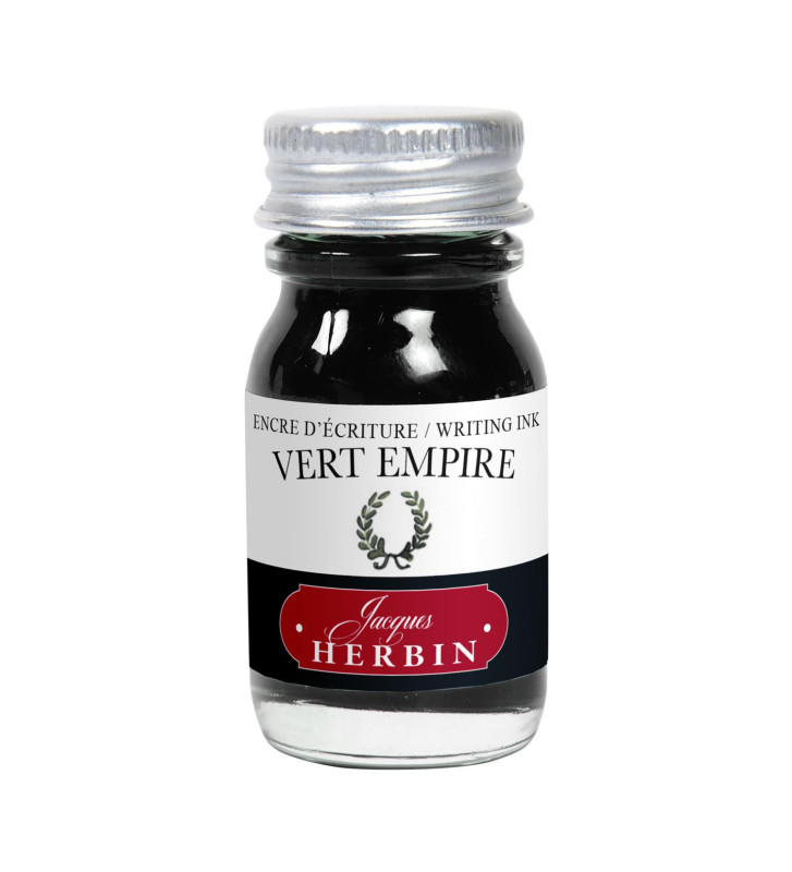 Encre traditionnelle à stylo en flacon 10ml - vert empire
