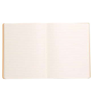 RHODIARAMA Carnet souple FRAMBOISE 19x25cm ligné 160p papier 90g