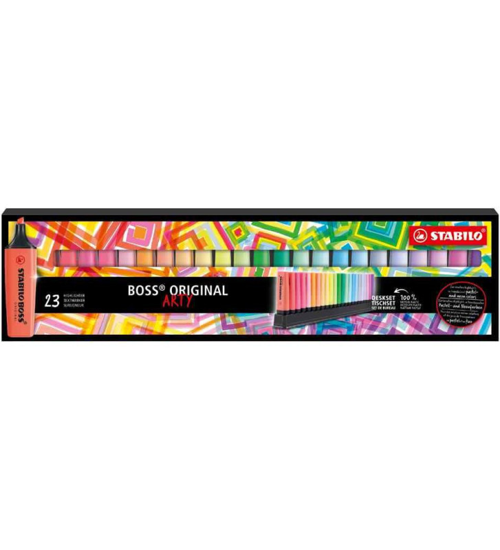 Set de 23 Surligneurs BOSS ORIGINAL ARTY