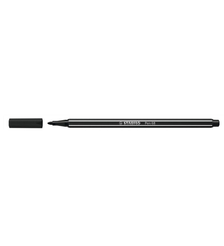 Feutre de Dessin PEN 68 Pointe Moyenne 1 mm Noir