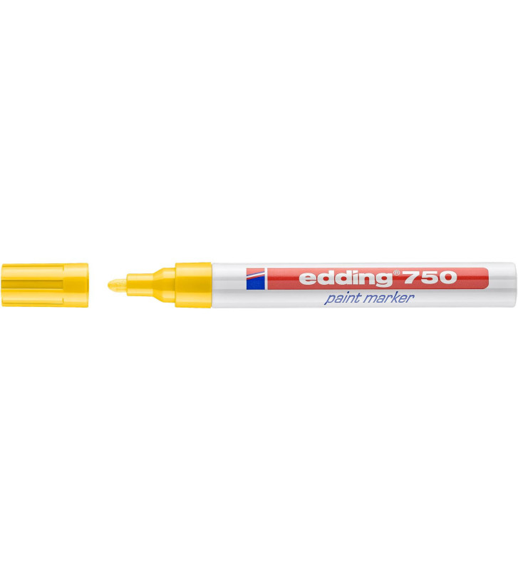 Marqueur Peinture 750 Jaune Pointe Ronde 2-4 mm
