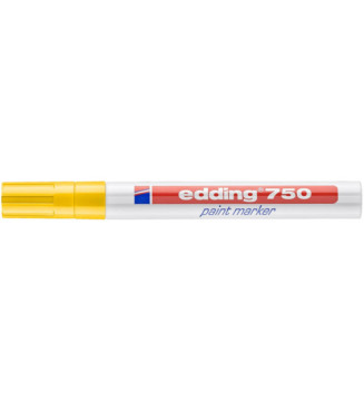 Marqueur Peinture 750 Jaune Pointe Ronde 2-4 mm