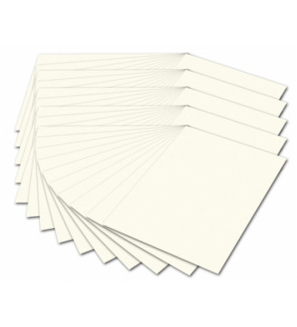 Pack 50 Cartons de bricolage, A4, 300 g/m2, blanc perle