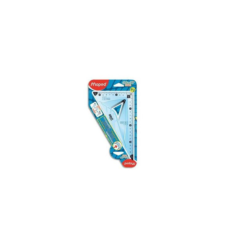 Equerre Flex 2 in 1, 45 degrés+60 degrés  plus long côté: 210 mm incassable