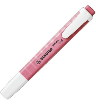 Surligneur swing cool Pastel Edition, étui PET de 4