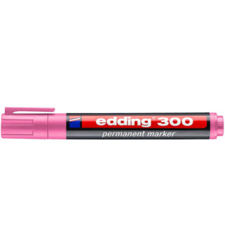 Marqueur Permanent 300 Pointe Ronde Rose 1,5-3 mm