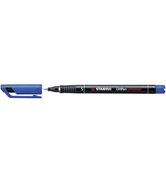 Marqueur OHPen permanent 0,4 mm S bleu