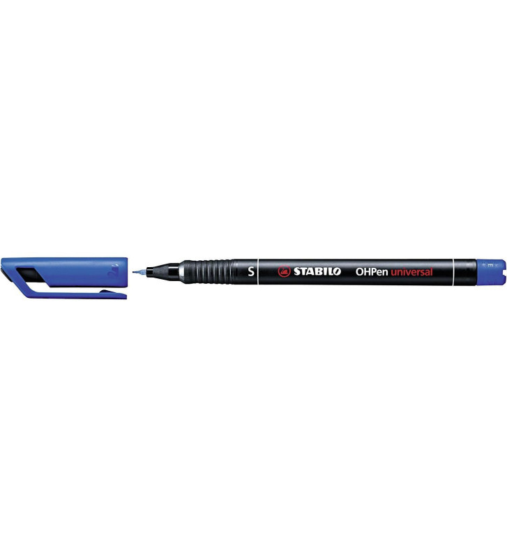 Marqueur OHPen permanent 0,4 mm S bleu