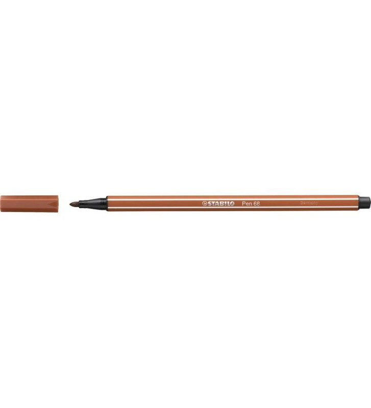 Feutre de Dessin PEN 68 Pointe ogive Moyenne 1 mm Sanguine