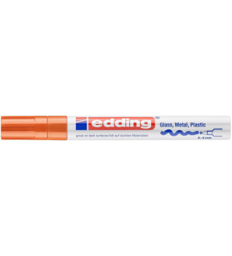 Marqueur Peinture brillante 750 Orange Pointe Ronde 2-4 mm