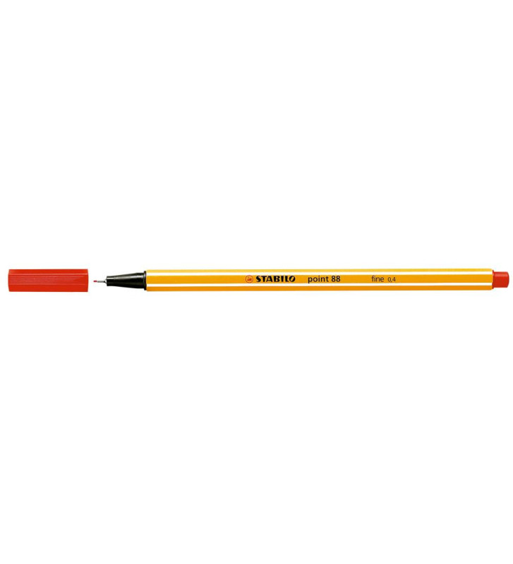 Stylo feutre POINT 88  pointe fine 0,4 mm rouge
