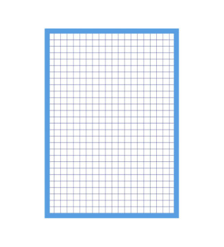 Bloc de 30 fiches bristol 105X148 non perforées Q5/5 bleu