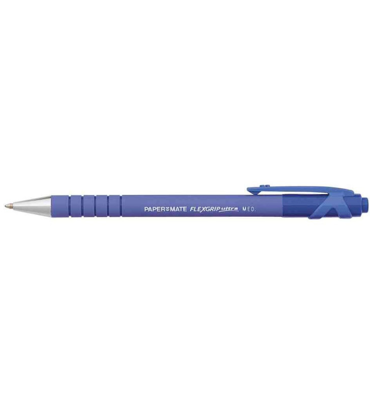Stylo bille FlexGrip Ultra Pointe Moyenne Bleu