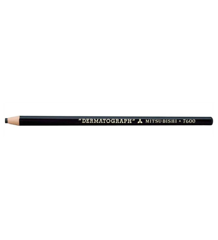 Crayon gras DERMATOGRAPH 7600 Multi support Taille facilitée Noir