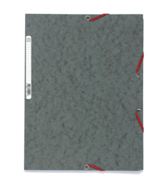 Chemise 3 rabats à élastiques Carte 400g - A4 - Coloris Aléatoire