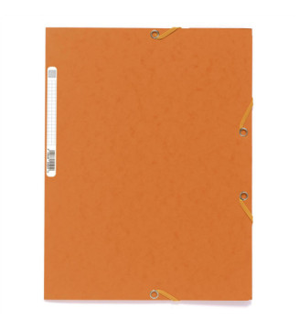 Chemise 3 rabats à élastiques Carte 400g - A4 - Coloris Aléatoire