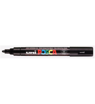 Marqueur pointe conique moyenne pc5m 1,8 - 2,5mm noir