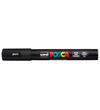 Marqueur pointe conique moyenne pc5m 1,8 - 2,5mm noir