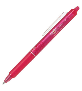 Stylo roller rétractable Frixion Ball Clicker 0,7 Rose
