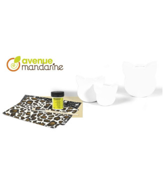 Boîte créative, Décopatch, Boîtes et tirelire Chat