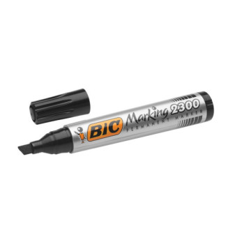 Marqueur Permanent MARKING 2300 pointe Biseau Large Noir