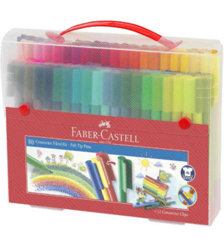 Stylo feutre CONNECTOR PEN, coffret de 80