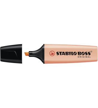 Surligneur BOSS ORIGINAL Pastel Pointe Biseautée 2 - 5 mm teint de Pêche