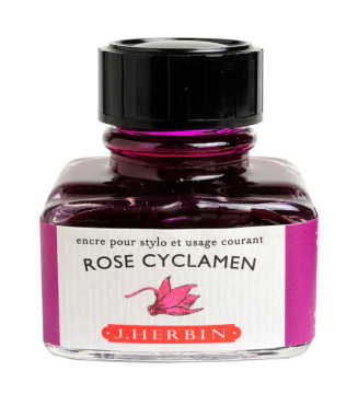 Encre traditionnelle à stylo en flacon D 30ml Rose cyclamen
