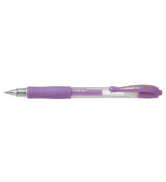 Stylo bille à encre gel G2 07 Pointe Moyenne Violet pastel