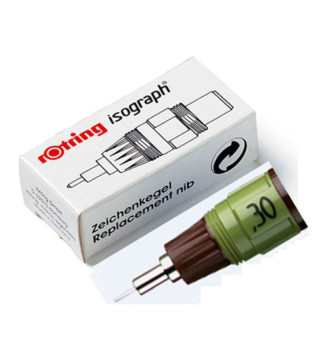 Pointe de rechange pour isograph 0,30 mm
