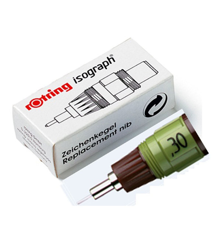 Pointe de rechange pour isograph 0,30 mm