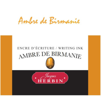 Encre traditionnelle à stylo en flacon D 30ml Ambre de birmanie