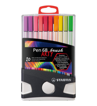 Etui ColorParade de 20 feutres pinceau Pen 68 brush ARTY