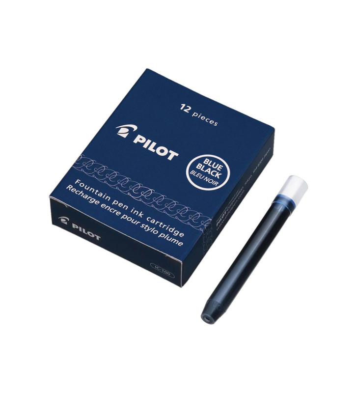 Etui de 12 Cartouches d'encre Namiki IC-100 pour Stylo Capless Noir