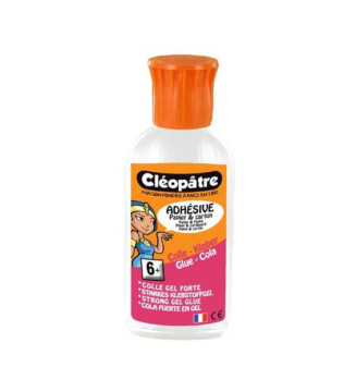 Flacon de colle transparente forte Adhésive en 55 gr bouchon précis