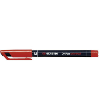 stylo-feutre OHPen Permanent Pointe Moyenne 1 mm Rouge