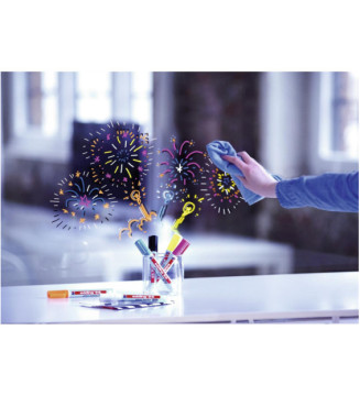 Marqueur pour verre 95 blister de 1 blanc 1,5-3 mm