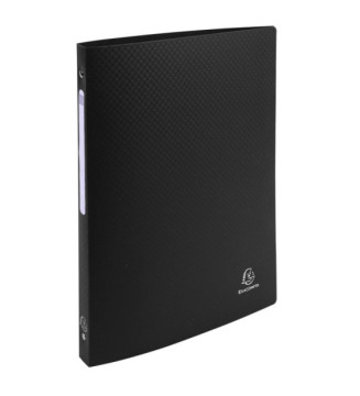 Classeur souple 4 anneaux dos 20 mm A4 noir