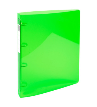 Classeur 4 anneaux 30mm IDERAMA PP polypropylène 7/10e A4 maxi Vert Anis