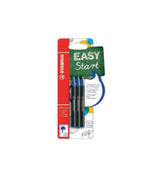 Blister de 3 recharges STABILO EASYoriginal 0,5 mm Bleu effaçable
