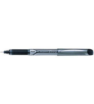 Stylo Roller Hi-Tecpoint V5 Grip Pointe Fine Noir