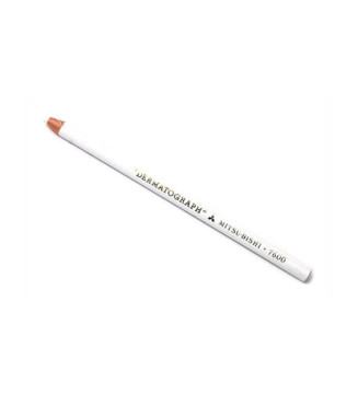 Crayon gras DERMATOGRAPH 7600 Multi support Taille facilitée Blanc