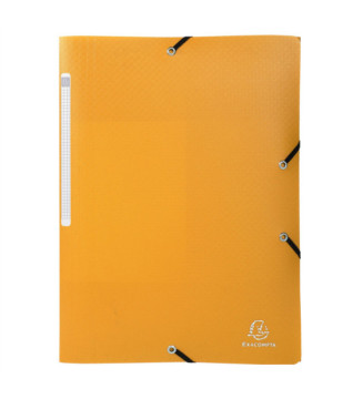 Chemise à élastiques 3 rabats PP OPAK - A4 - Coloris Aléatoire