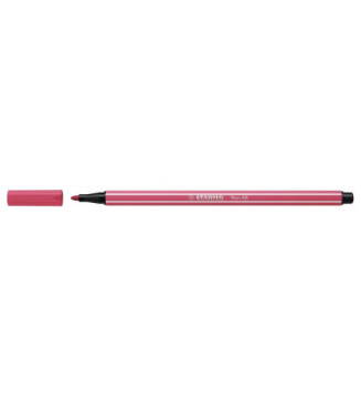 Stylo feutre Pen 68, rouge grenadine