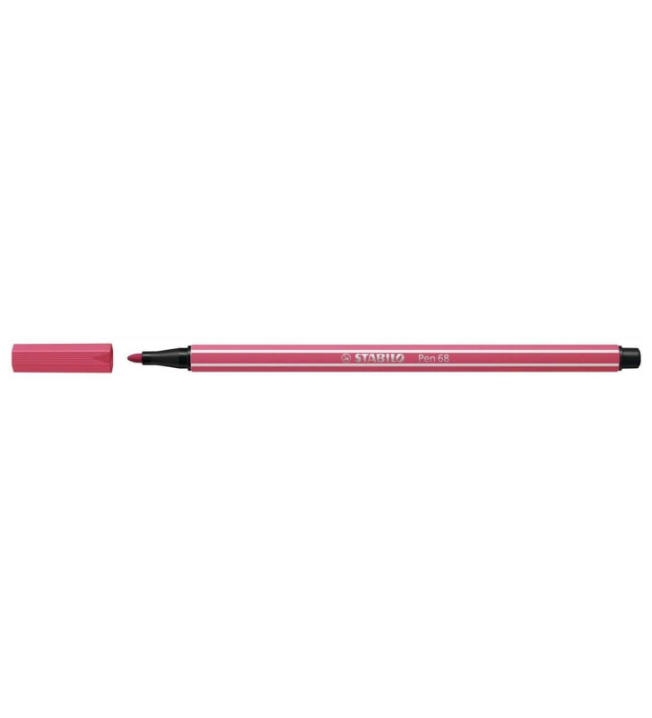Stylo feutre Pen 68, rouge grenadine