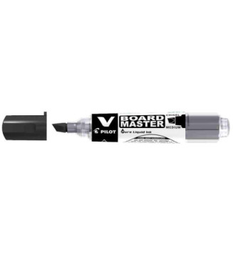 Marqueur Rechargeable V BOARD MASTER Begreen Pointe Biseauté Moyenne Noir