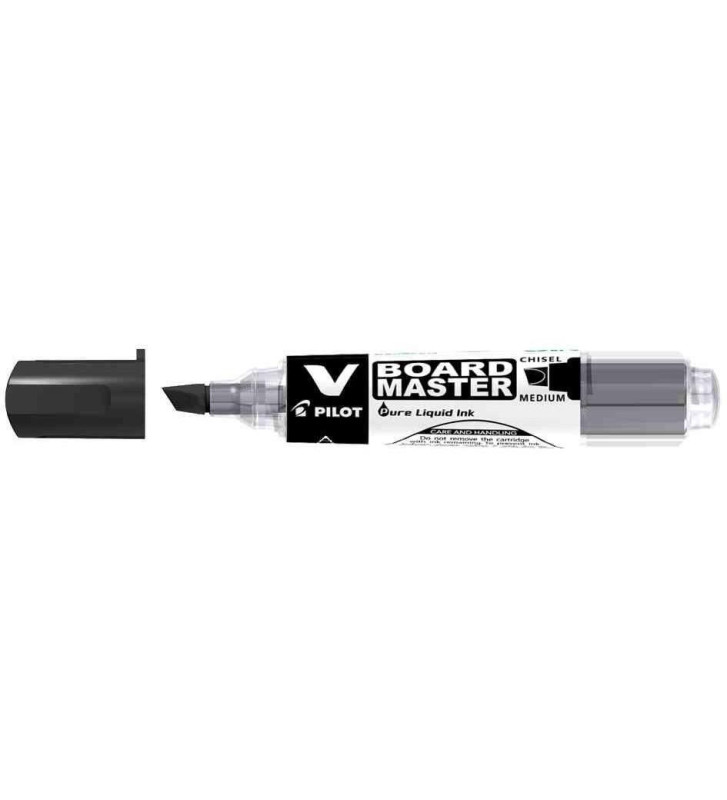 Marqueur Rechargeable V BOARD MASTER Begreen Pointe Biseauté Moyenne Noir