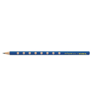 Crayon graphite triangulaire Groove Slim avec grip zone pour gaucher et droitier HB
