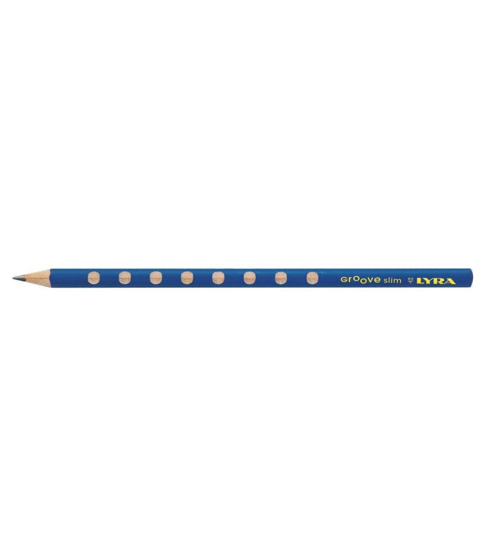 Crayon graphite triangulaire Groove Slim avec grip zone pour gaucher et droitier HB