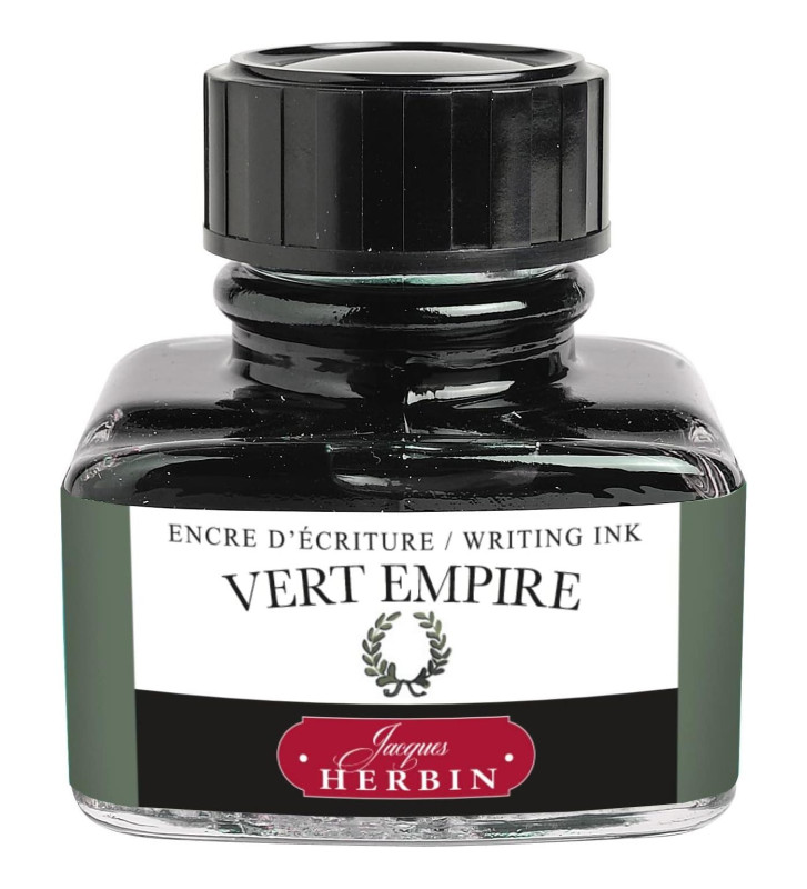 Encre traditionnelle à stylo en flacon D 30ml Vert empire